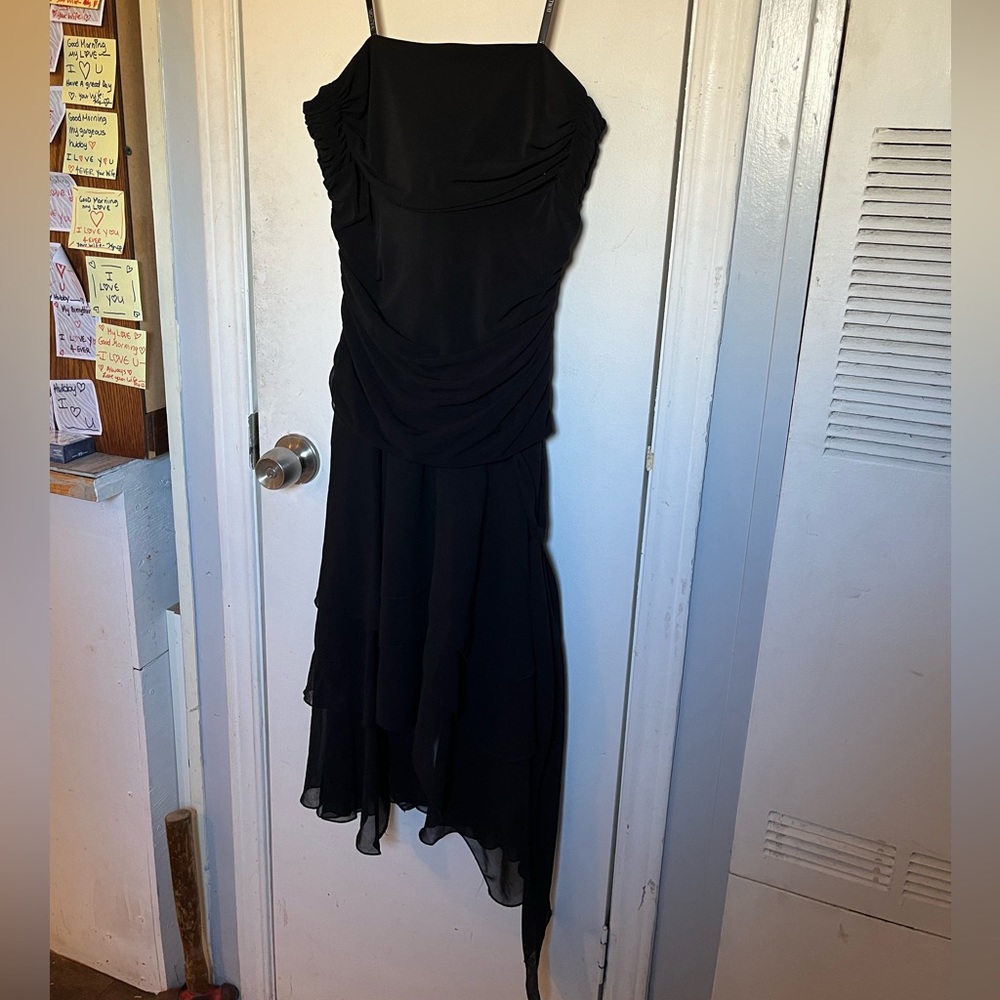 Nighyway Black Strapless Dress